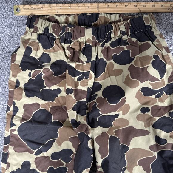 Vtg Columbia Pants Mens M Duck Frog Camouflage Zip Up Pull On Nylon Canvas - Picture 5 of 10